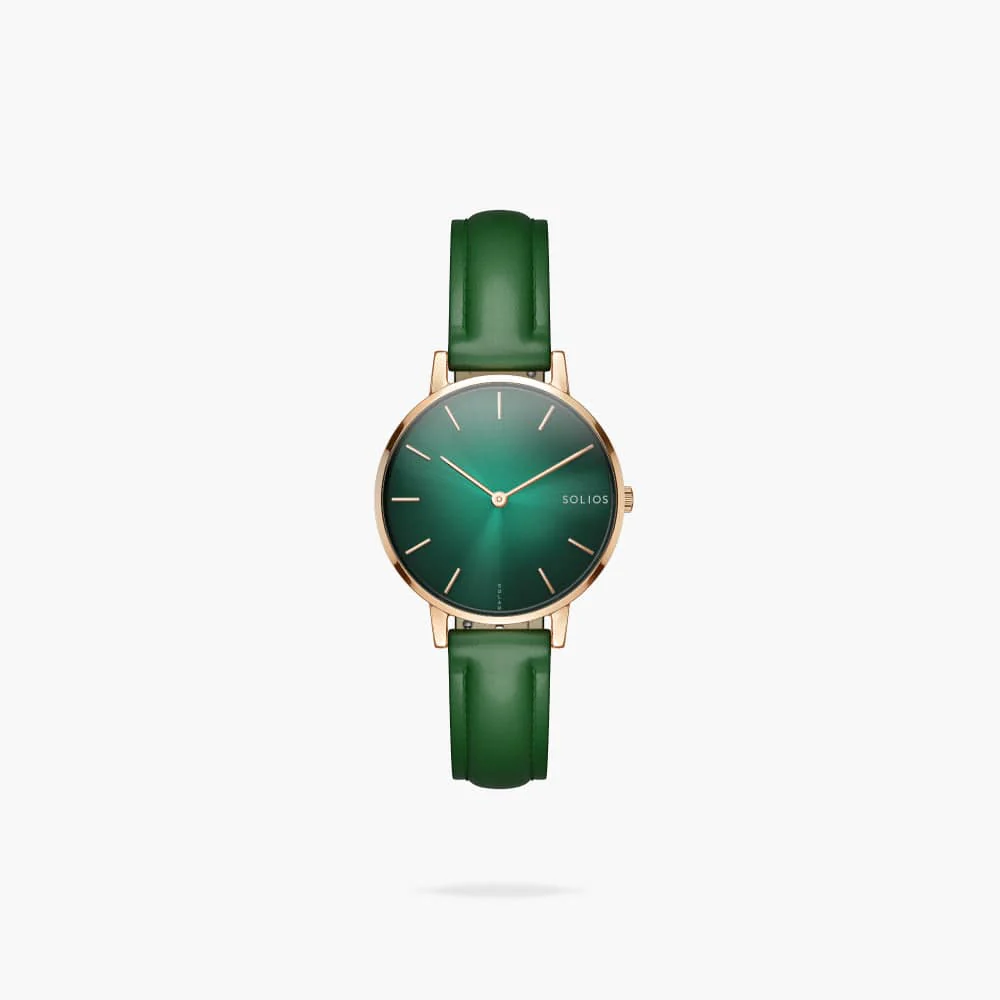 The Rainforest Mini | Green Dial - Rose Gold Case thumbnail 2