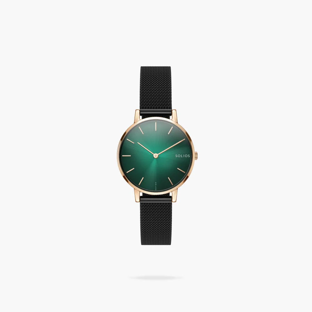 The Rainforest Mini | Green Dial - Rose Gold Case thumbnail 3