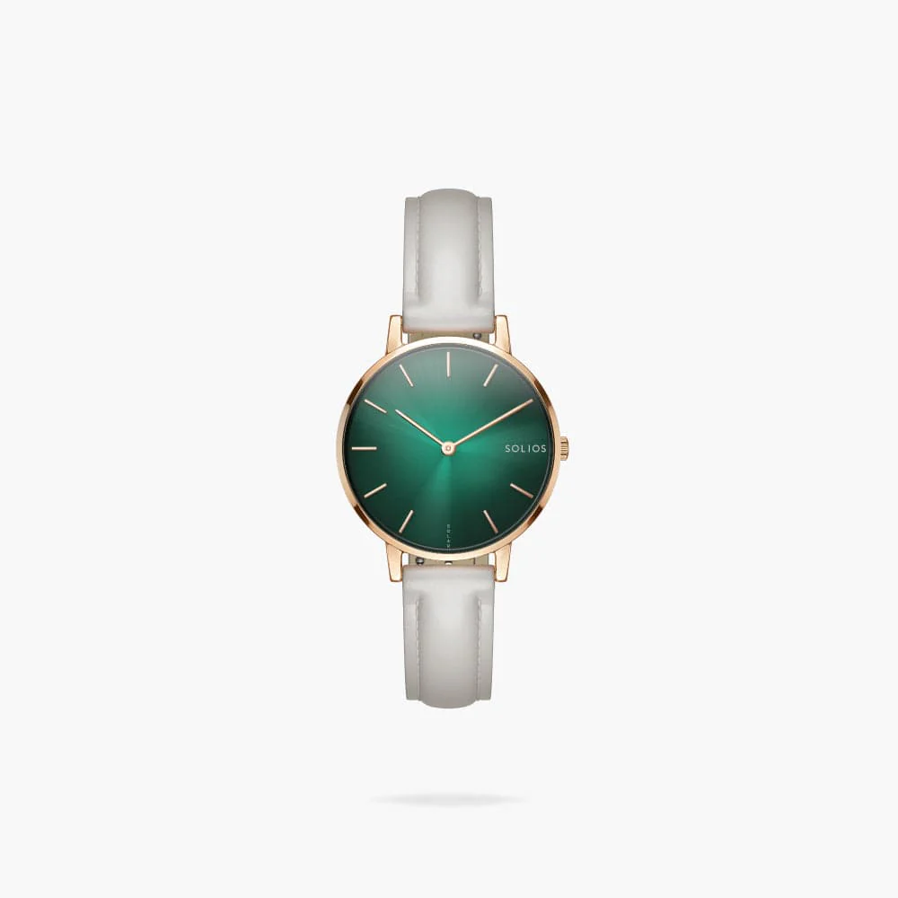 The Rainforest Mini | Green Dial - Rose Gold Case thumbnail 4