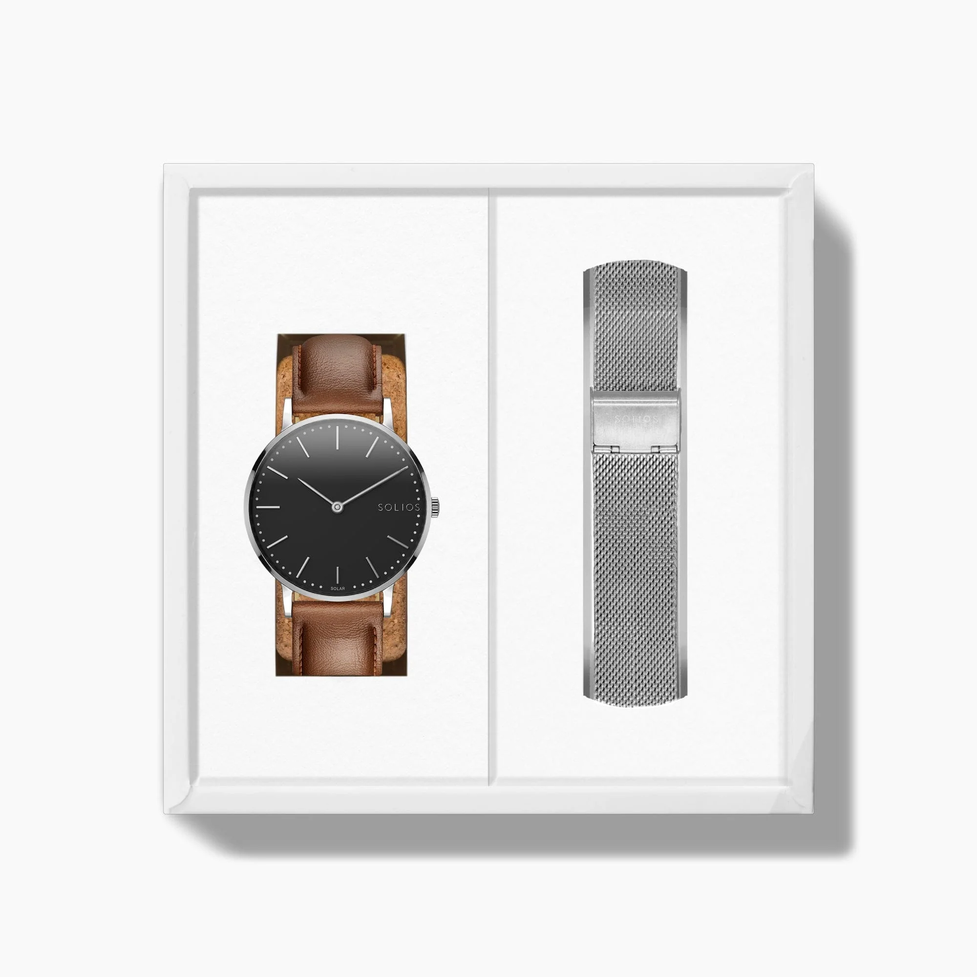 The Solar Classic Bundle | Black Dial - Silver Case thumbnail 3