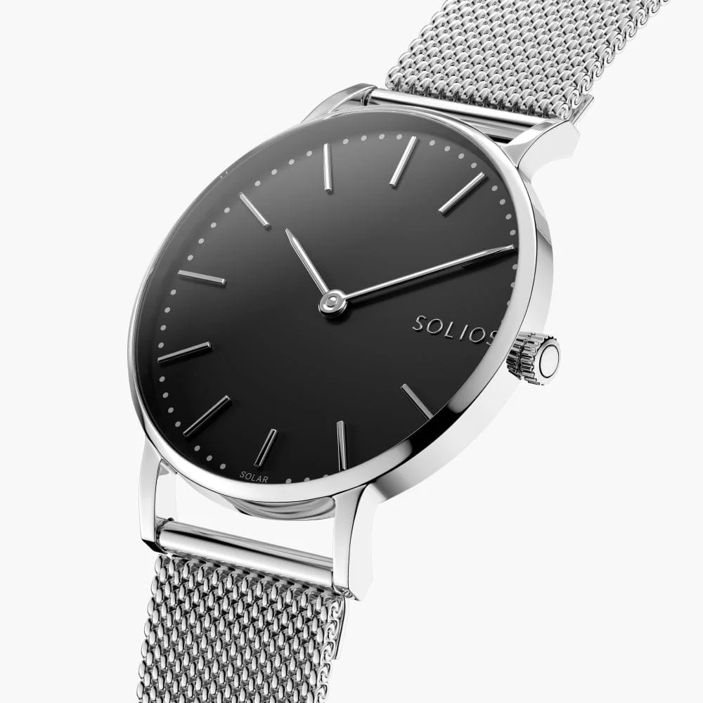The Solar Classic Bundle | Black Dial - Silver Case thumbnail 4