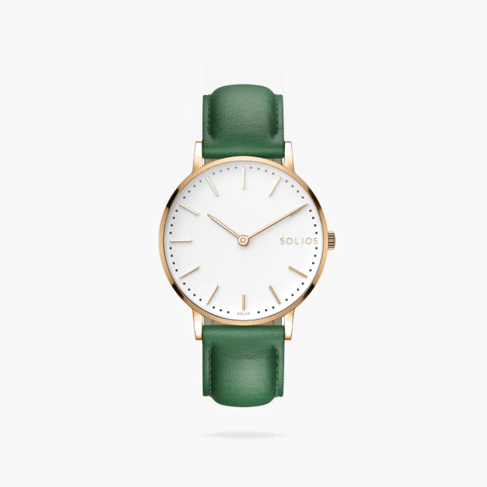 The Solar Classic | White Dial - Rose Gold Case thumbnail 3