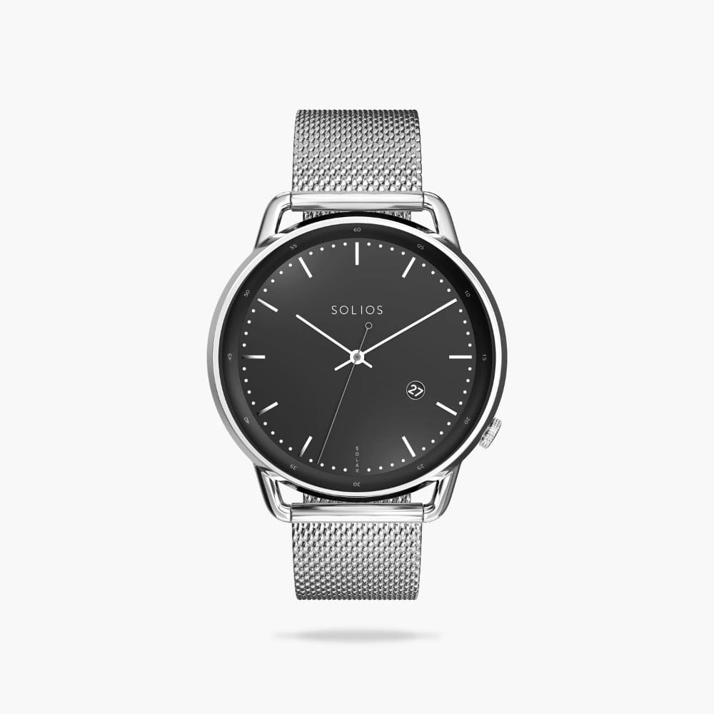 The Solar Curve | Black Dial - Silver Case thumbnail 3
