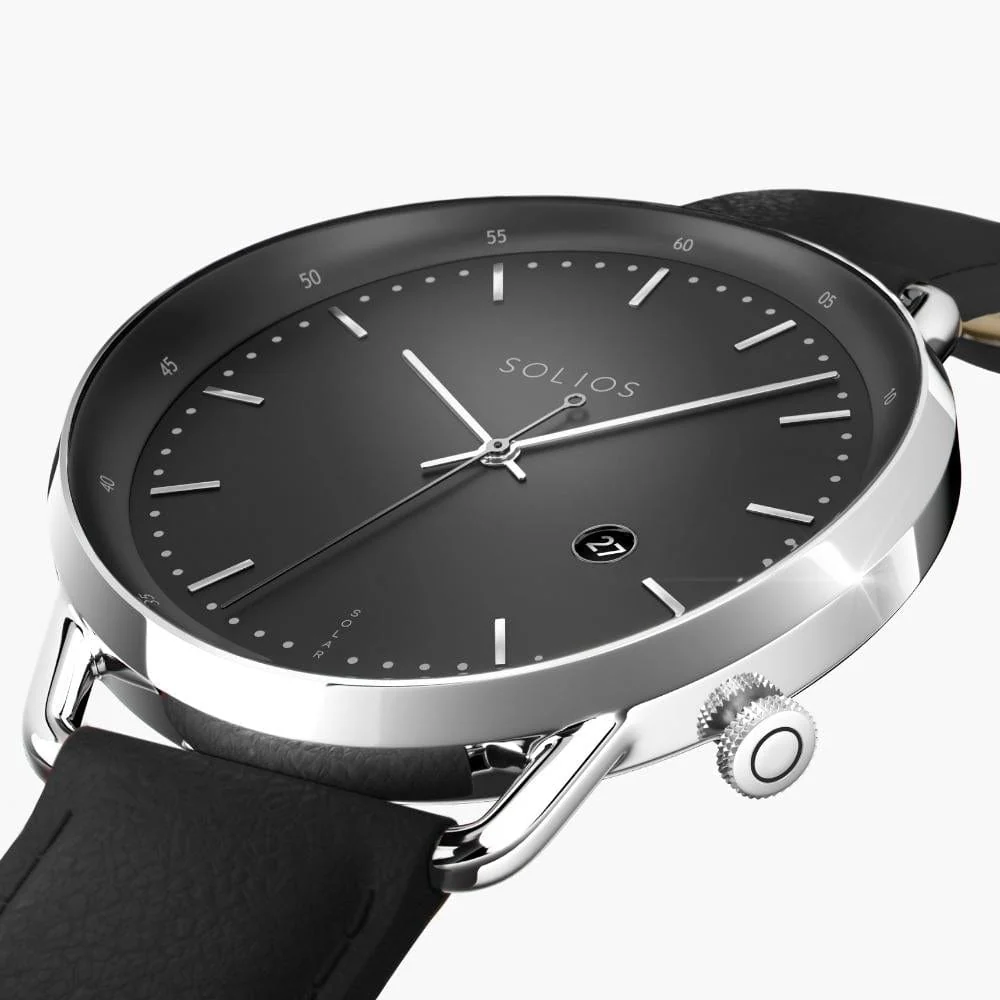 The Solar Curve Bundle | Black Dial - Silver Case thumbnail 2