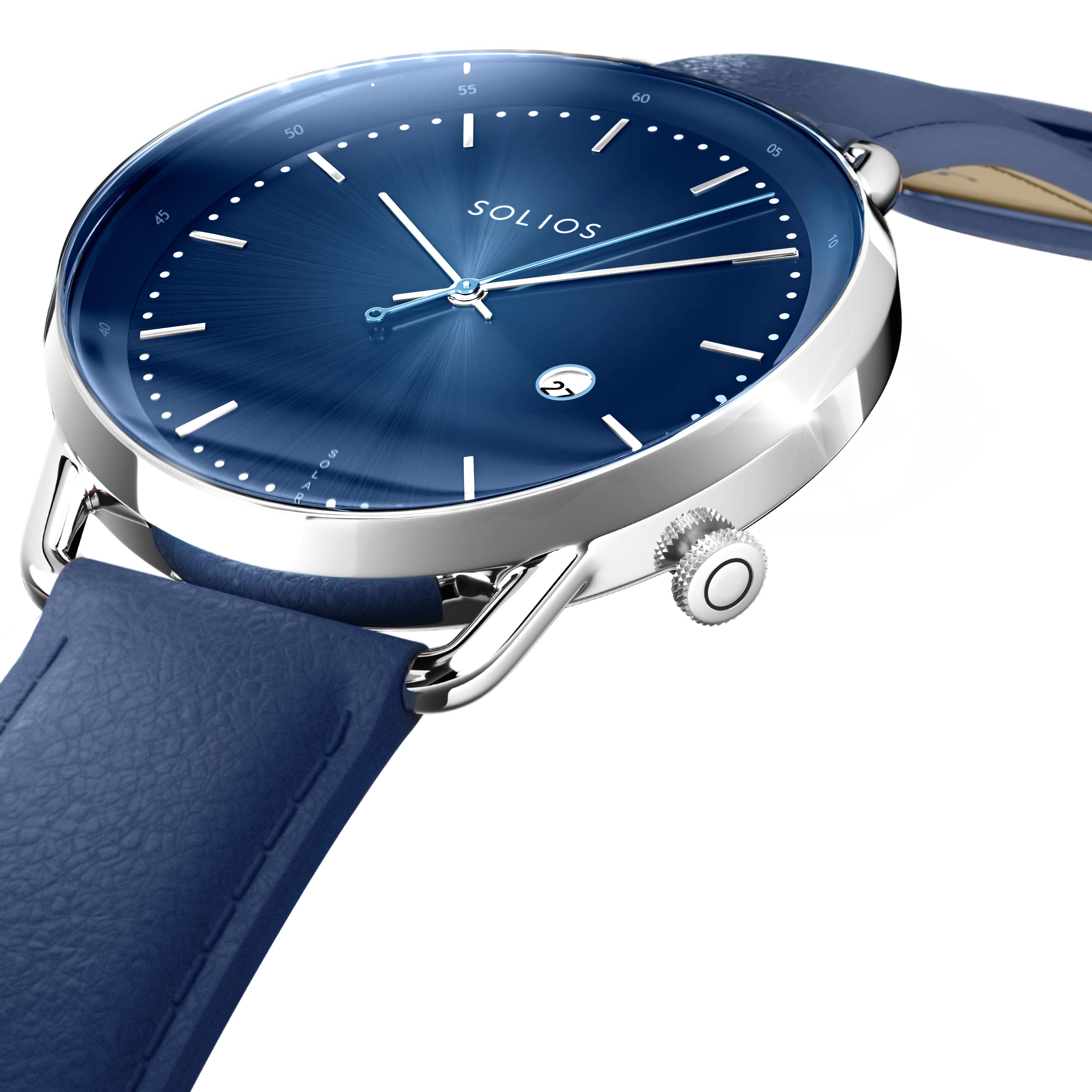 The Solar Curve Bundle | Blue Dial - Silver Case thumbnail 4