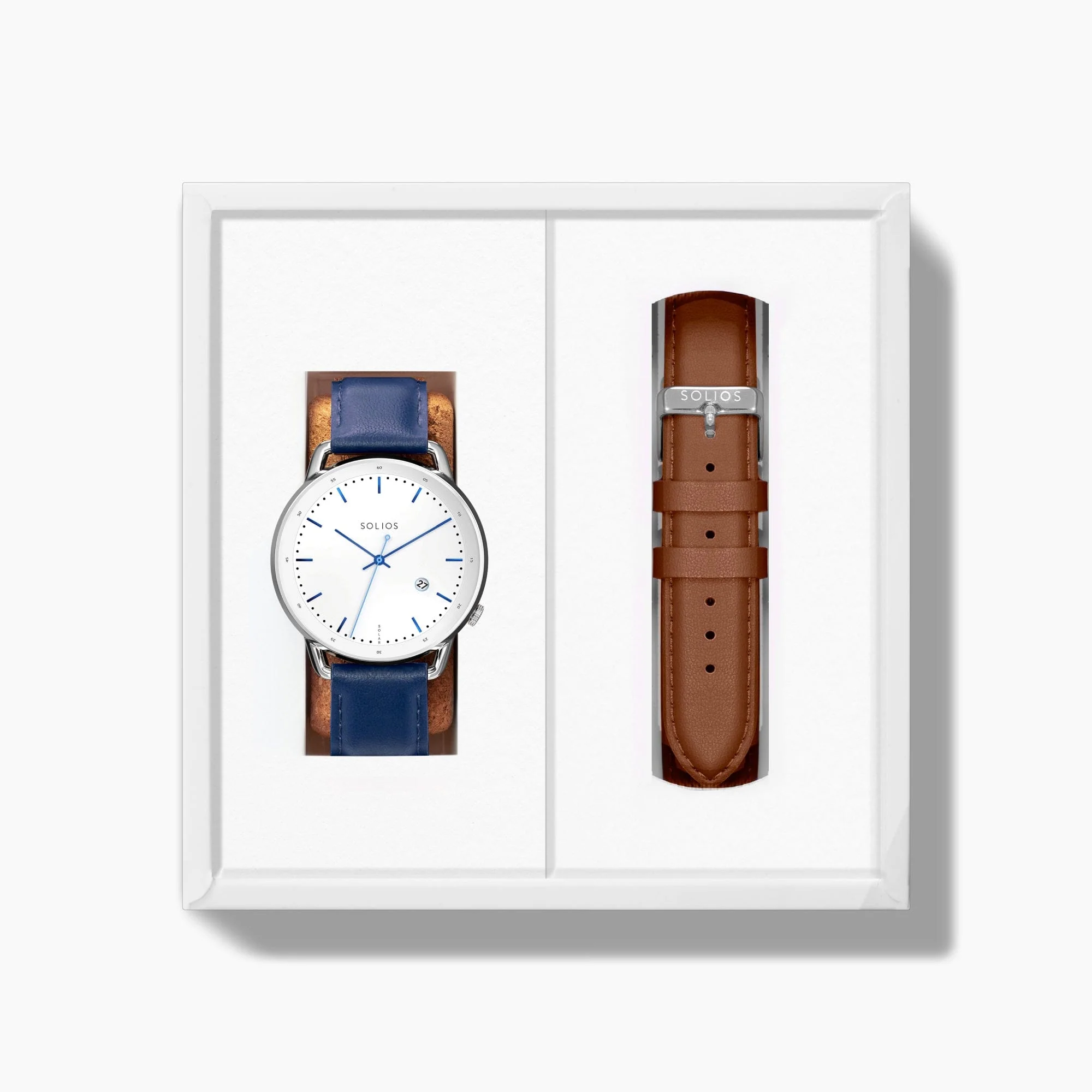 The Solar Curve Bundle | White Dial - Silver Case thumbnail 3