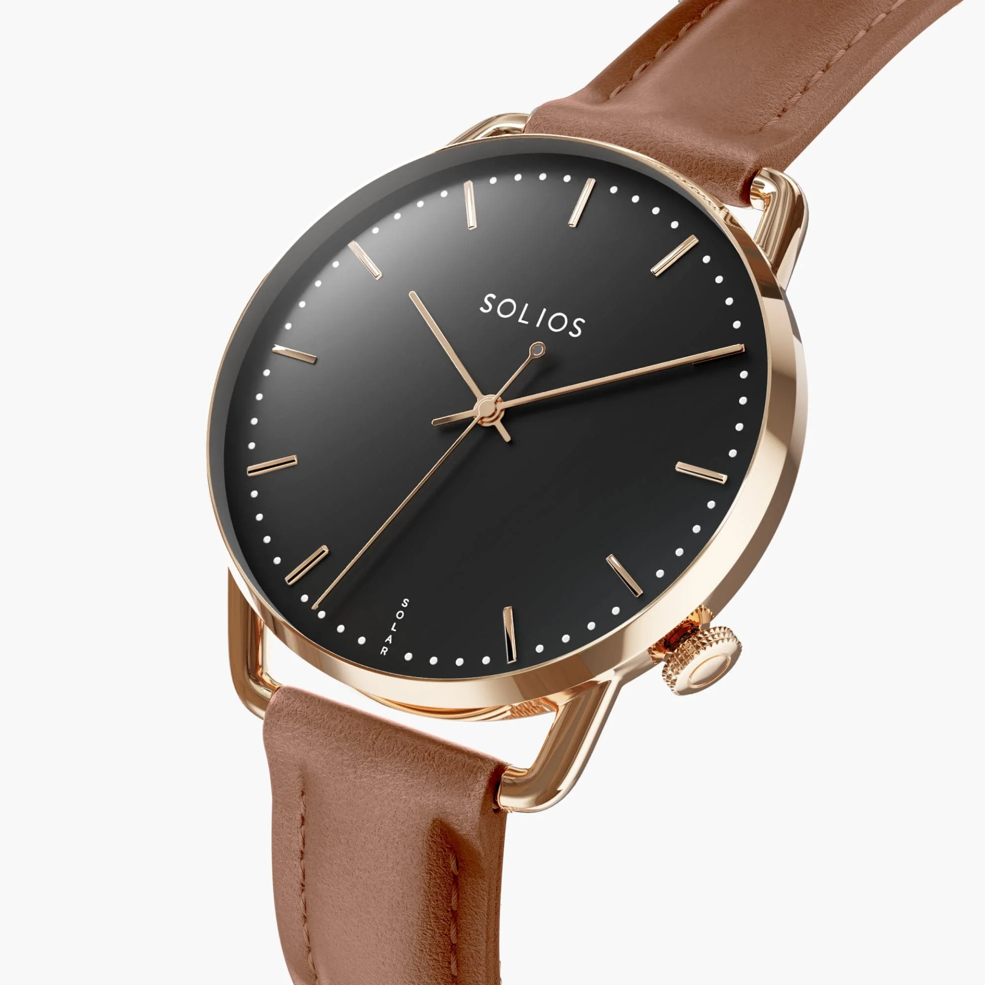 The Solar Curve Mini Bundle | Black Dial - Rose Gold Case thumbnail 4