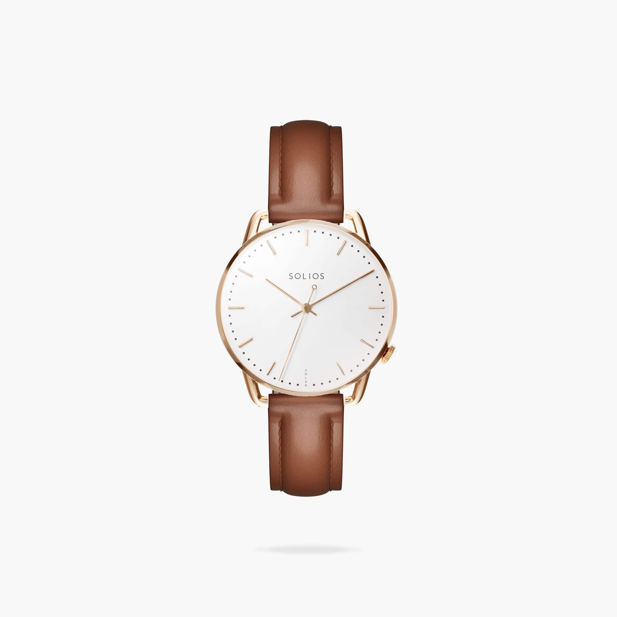 The Solar Curve Mini | White Dial - Rose Gold Case thumbnail 2