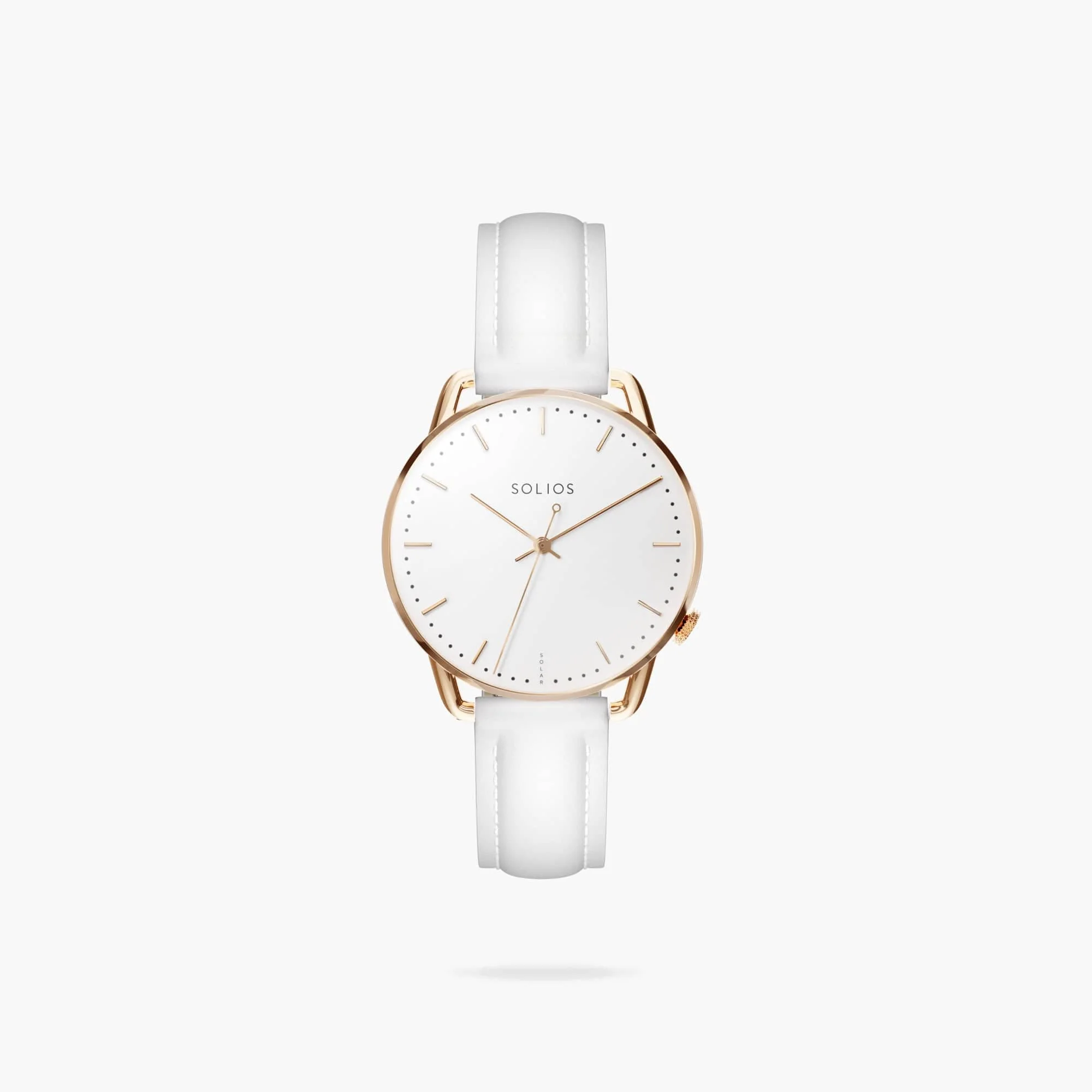 The Solar Curve Mini | White Dial - Rose Gold Case thumbnail 4