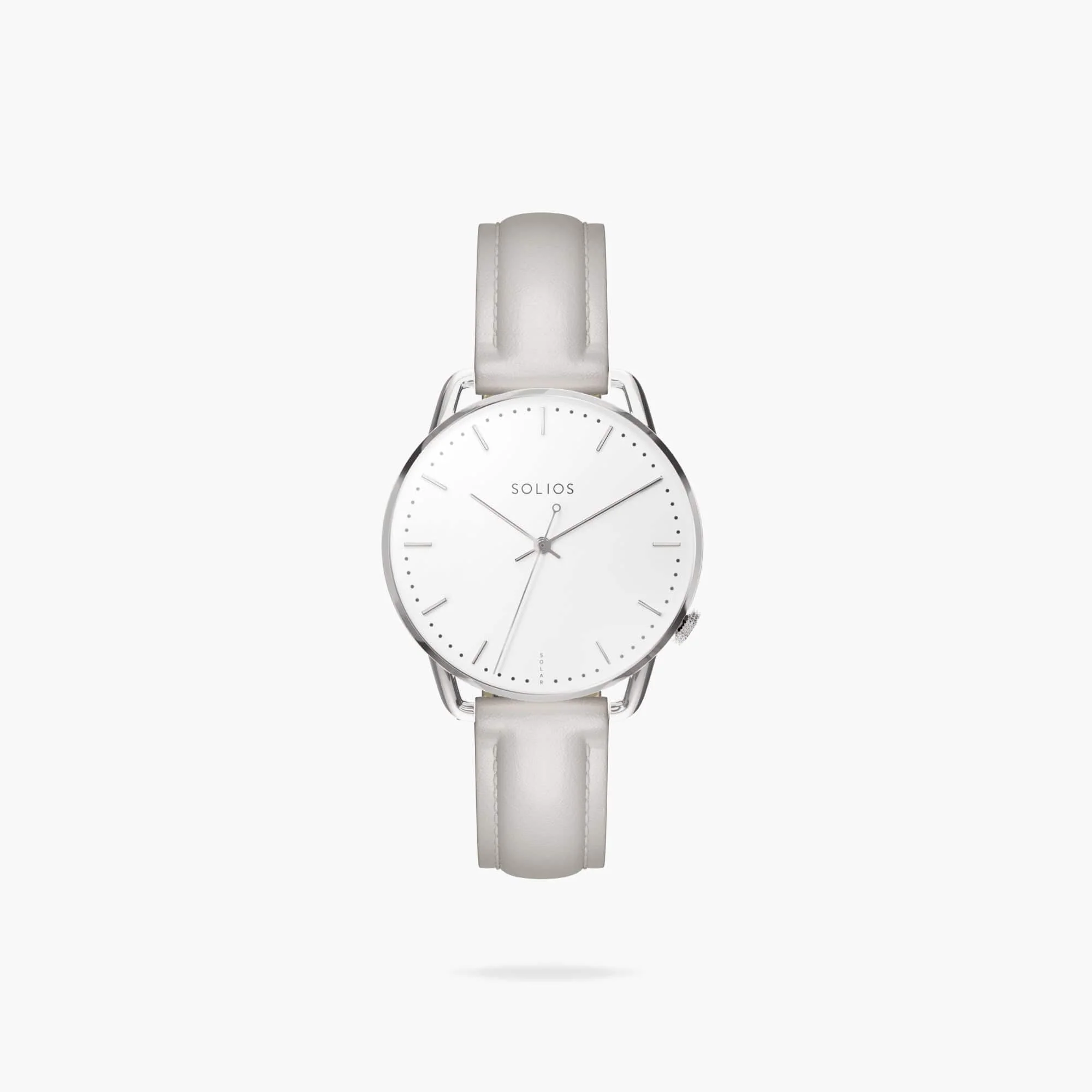 The Solar Curve Mini | White Dial - Silver Case thumbnail 3