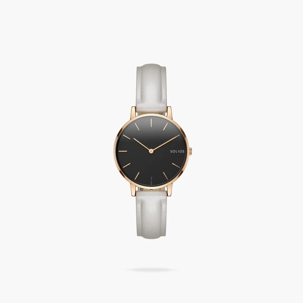 The Solar Mini | Black Dial - Rose Gold Case thumbnail 3