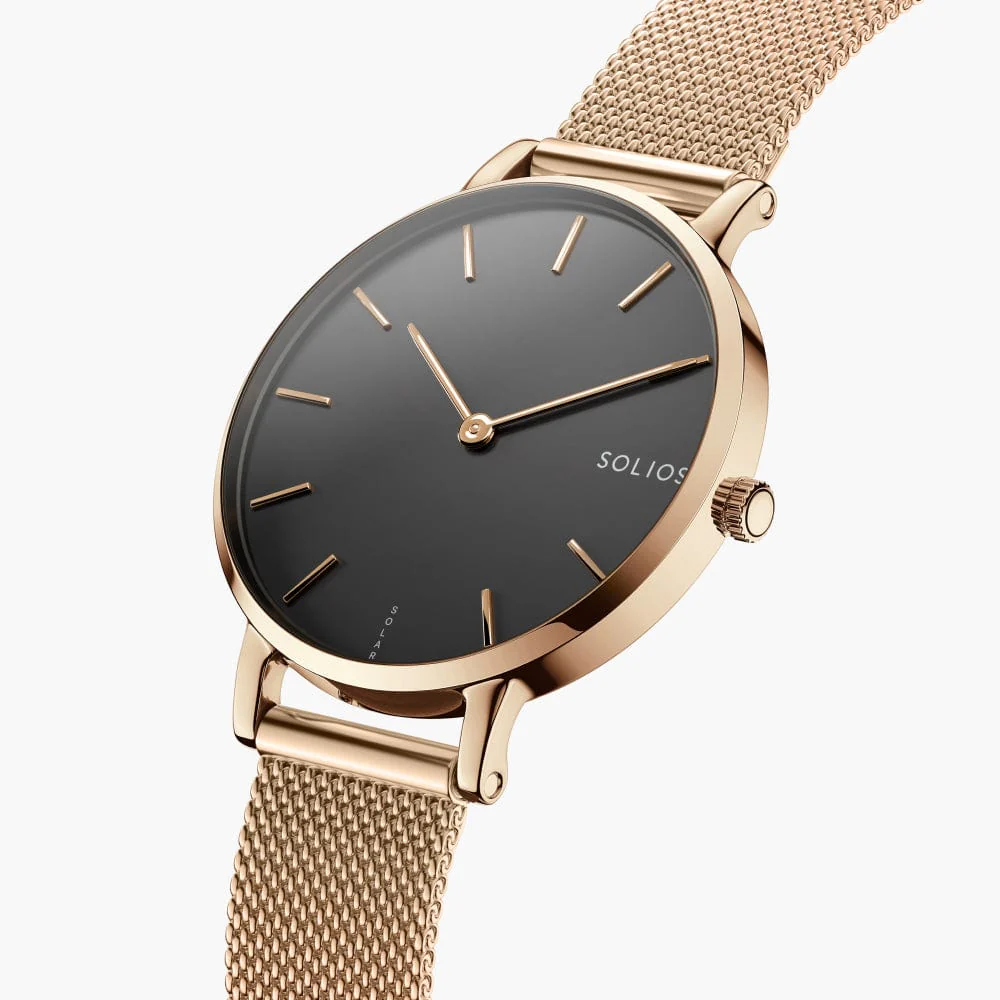 The Solar Mini Bundle | Black Dial - Rose Gold Case thumbnail 2