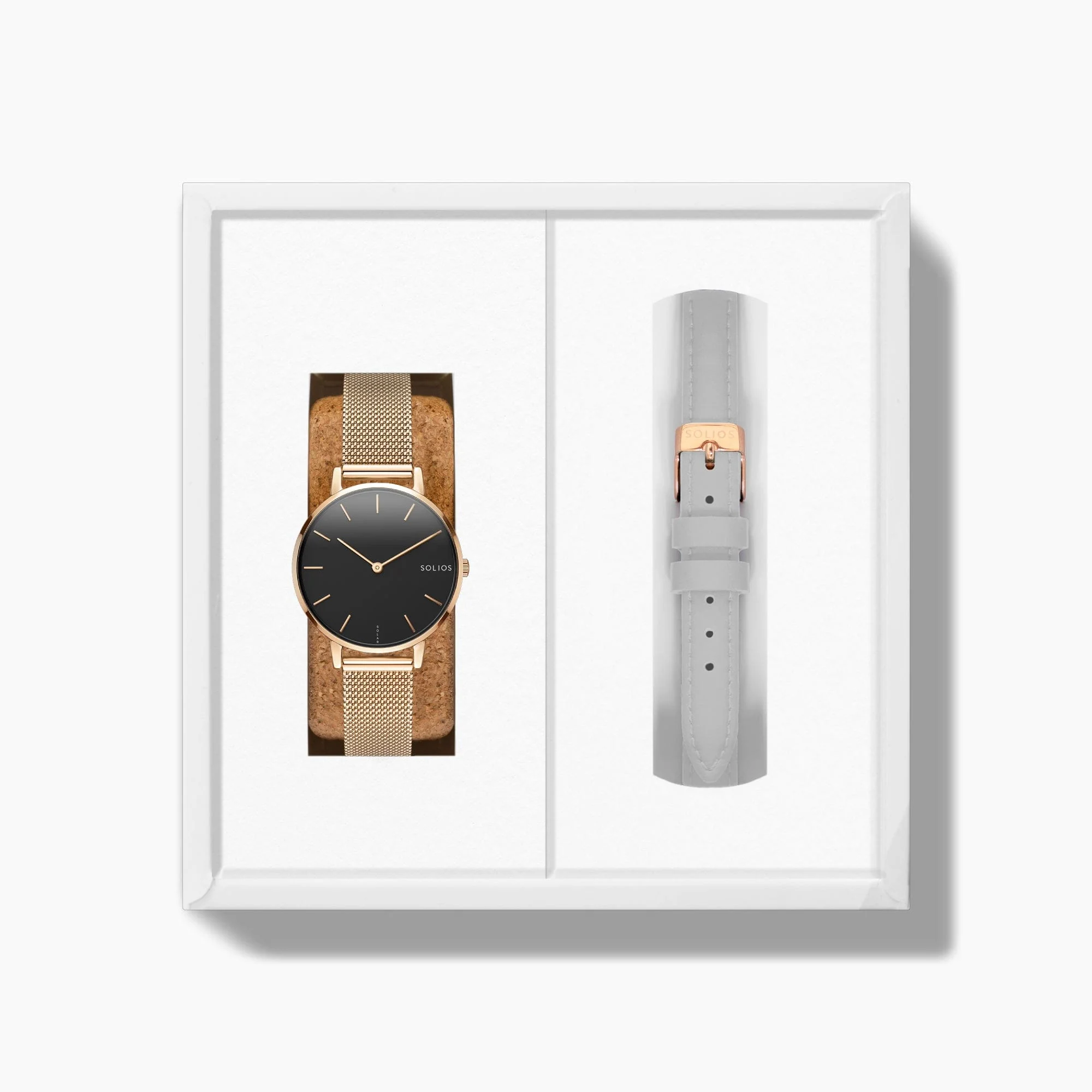 The Solar Mini Bundle | Black Dial - Rose Gold Case thumbnail 3