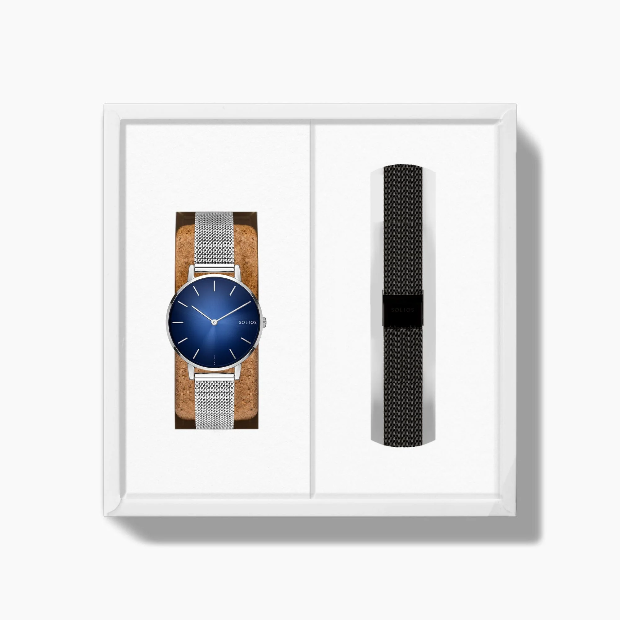 The Solar Mini Bundle | Blue Dial - Silver Case thumbnail 3