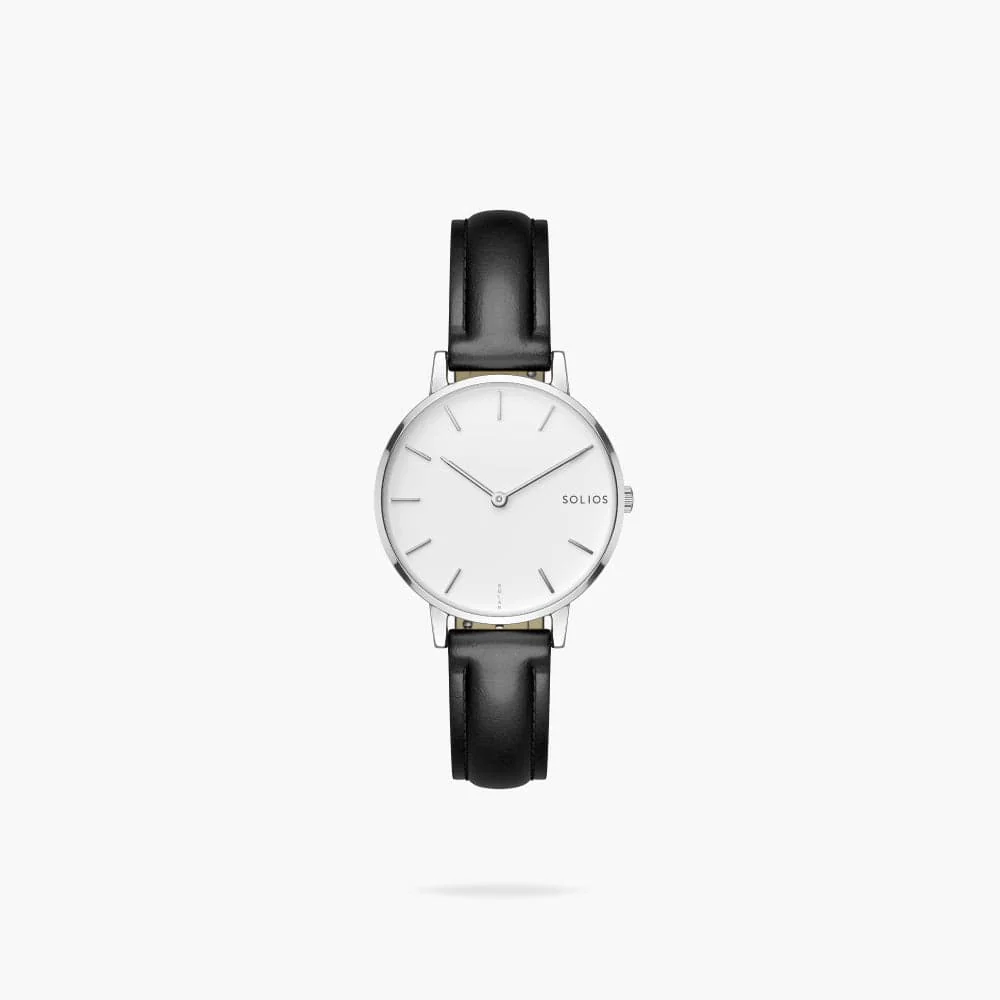 The Solar Mini | White Dial - Silver Case thumbnail 3
