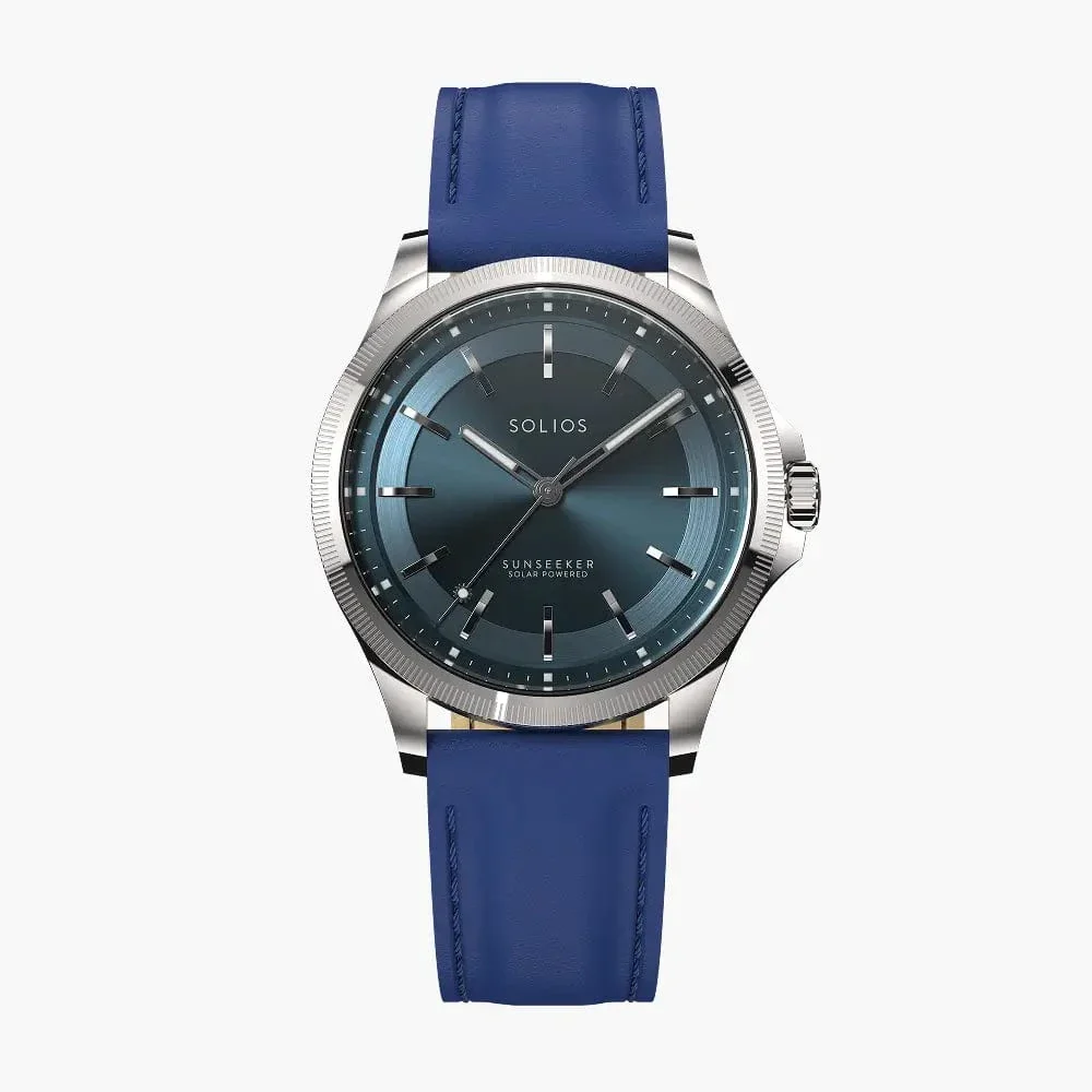 The Sunseeker | Blue Dial - Silver Case - 40mm thumbnail 3