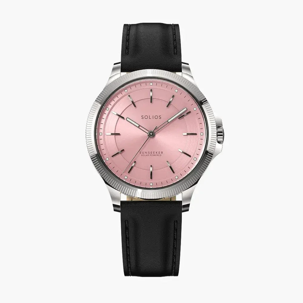 The Sunseeker | Pink Dial - Silver Case - 34mm thumbnail 2