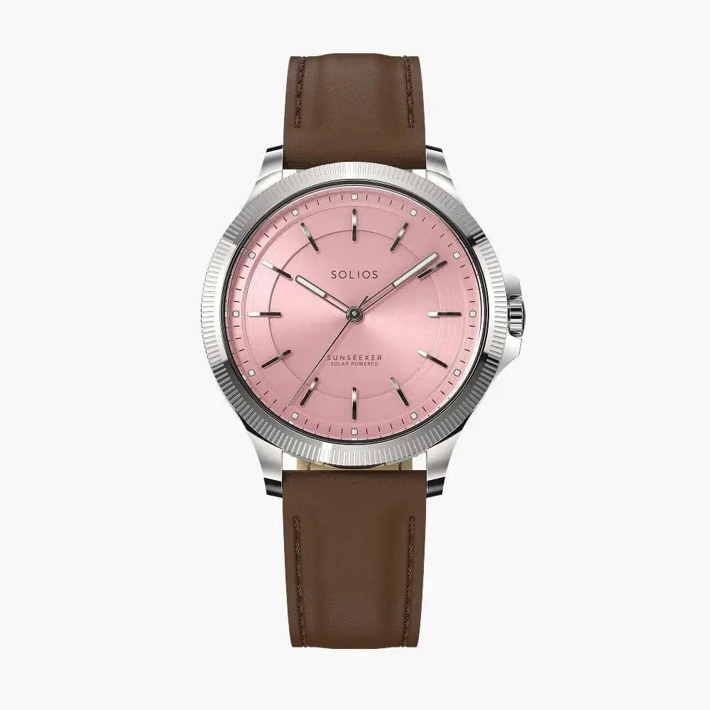 The Sunseeker | Pink Dial - Silver Case - 34mm thumbnail 3
