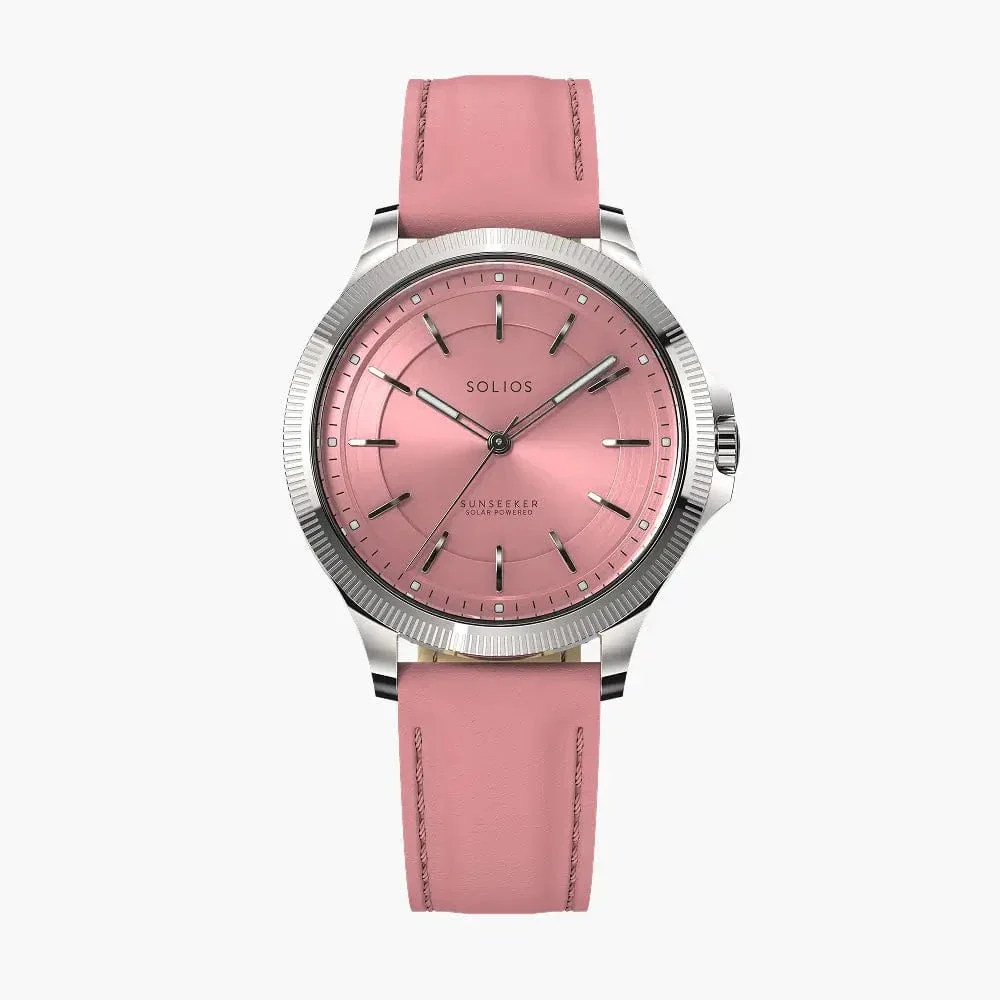The Sunseeker | Pink Dial - Silver Case - 34mm thumbnail 4