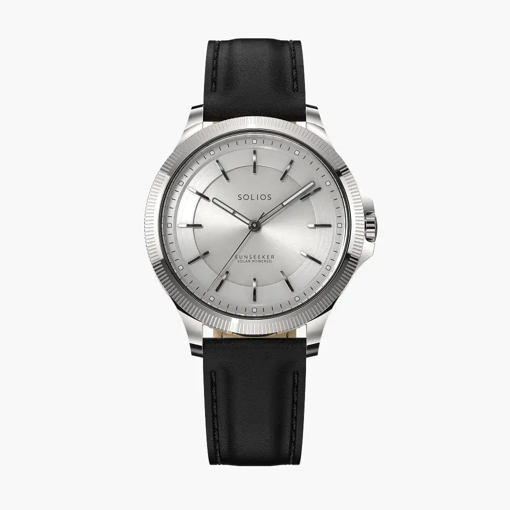 The Sunseeker | Silver Dial - Silver Case - 34mm thumbnail 2