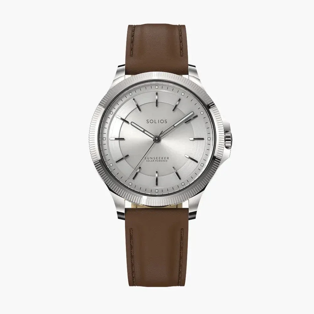 The Sunseeker | Silver Dial - Silver Case - 34mm thumbnail 3