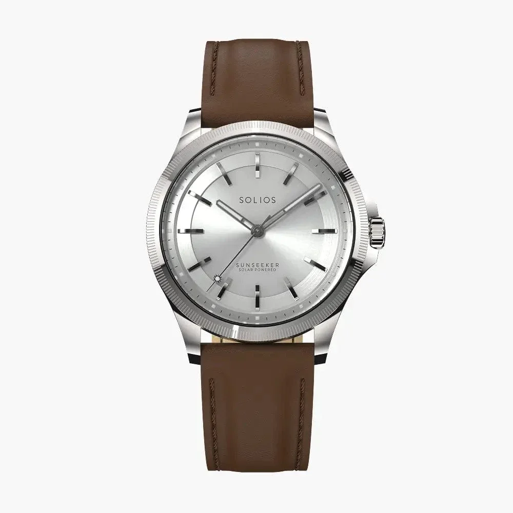 The Sunseeker | Silver Dial - Silver Case - 40mm thumbnail 3