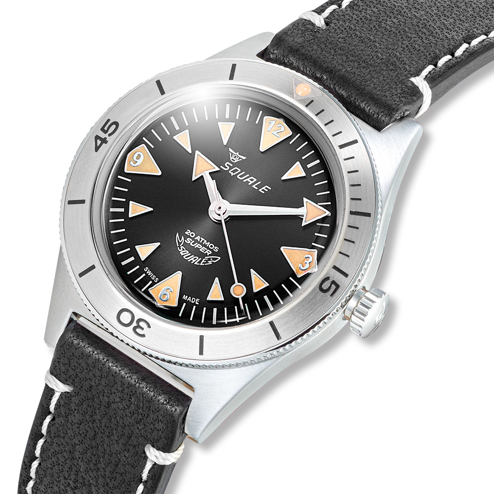 Super-Squale Big Arrows Black Leather thumbnail 3