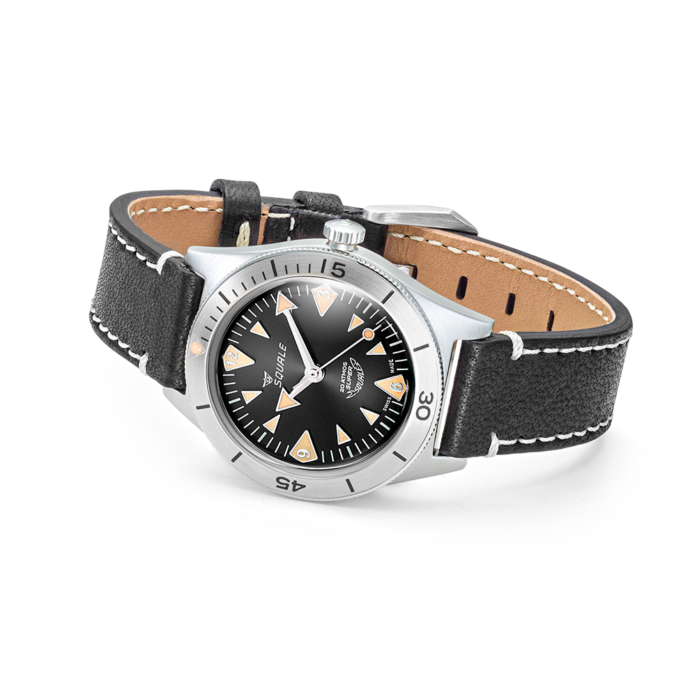 Super-Squale Big Arrows Black Leather thumbnail 4