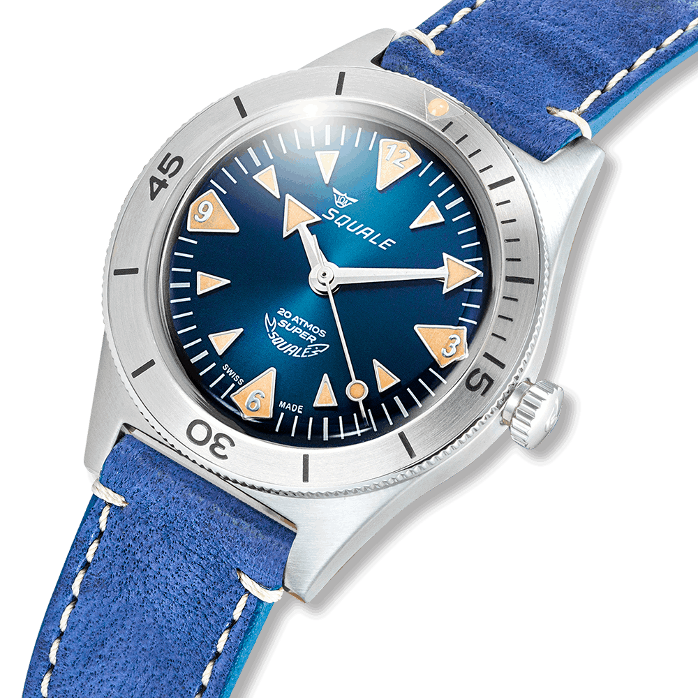 Super-Squale Big Arrows Blue Leather thumbnail 3