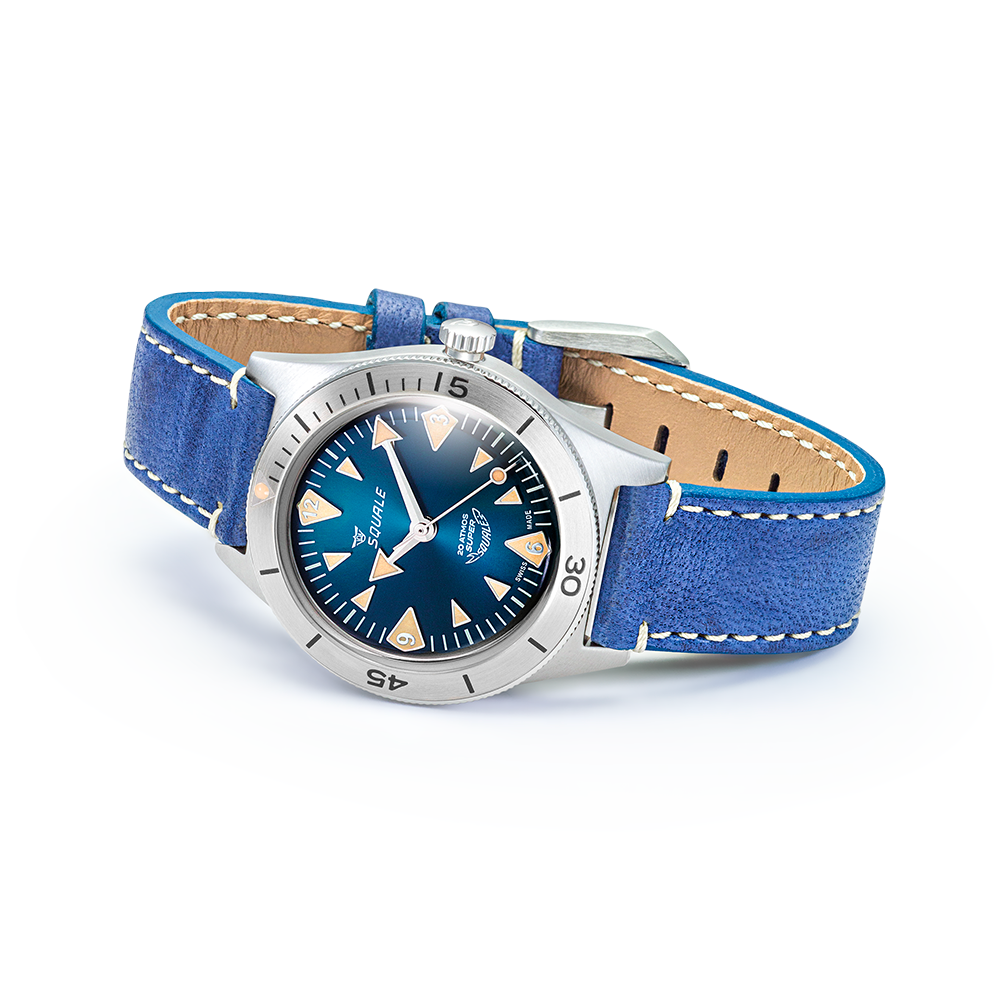 Super-Squale Big Arrows Blue Leather thumbnail 4