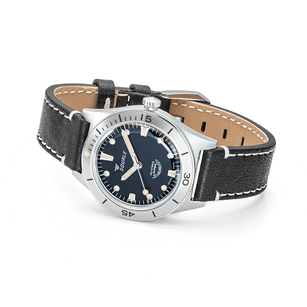 Super-Squale Sunray Black Leather thumbnail 3