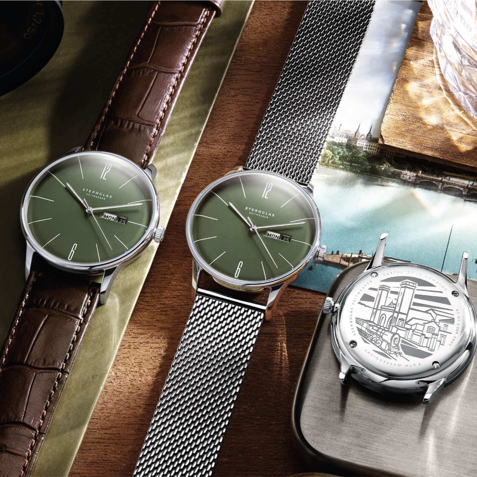 Berlin olive green thumbnail 4