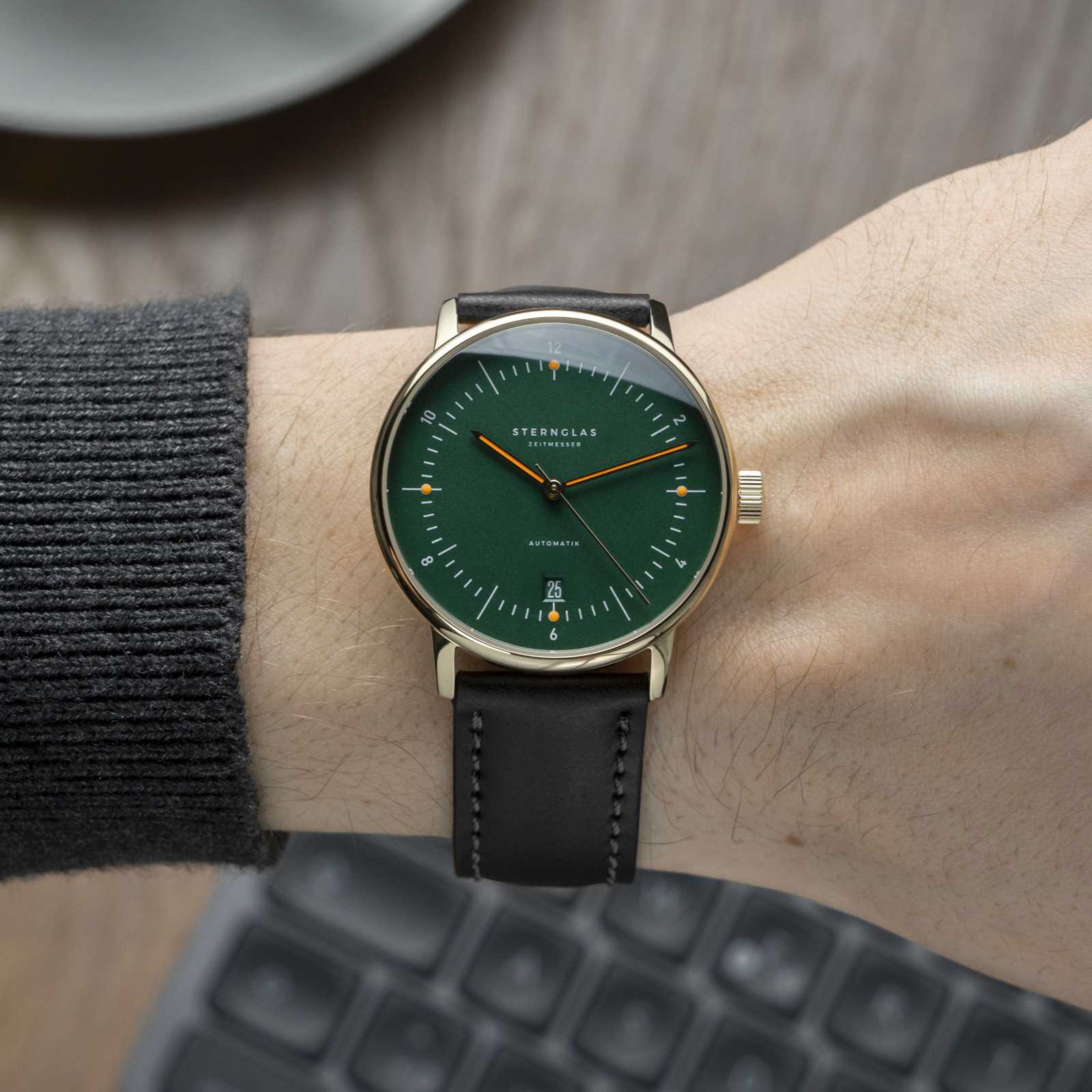 Naos Automatik Dark Green Gold thumbnail 2