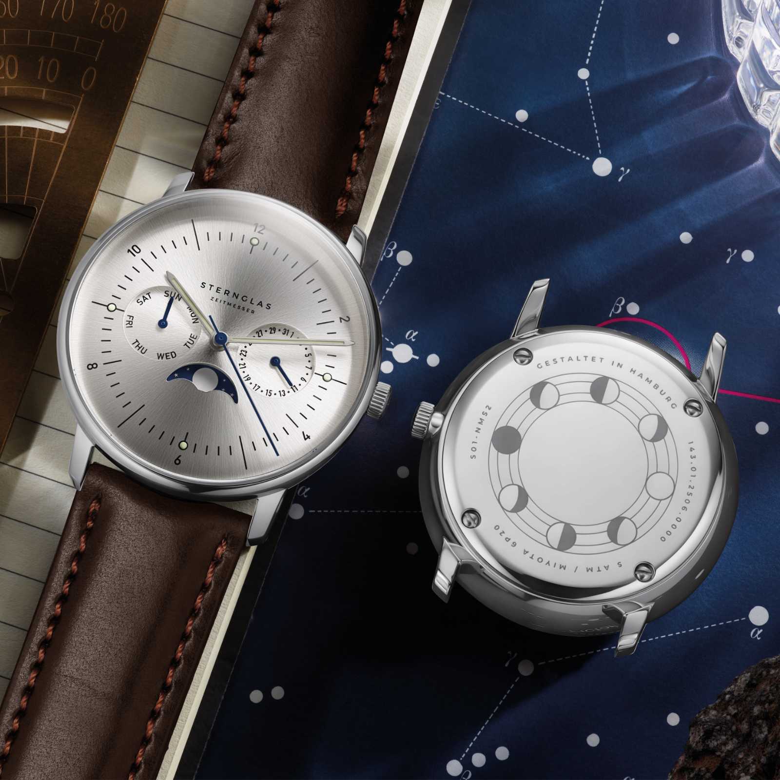 Naos Moonphase moon silver thumbnail 4