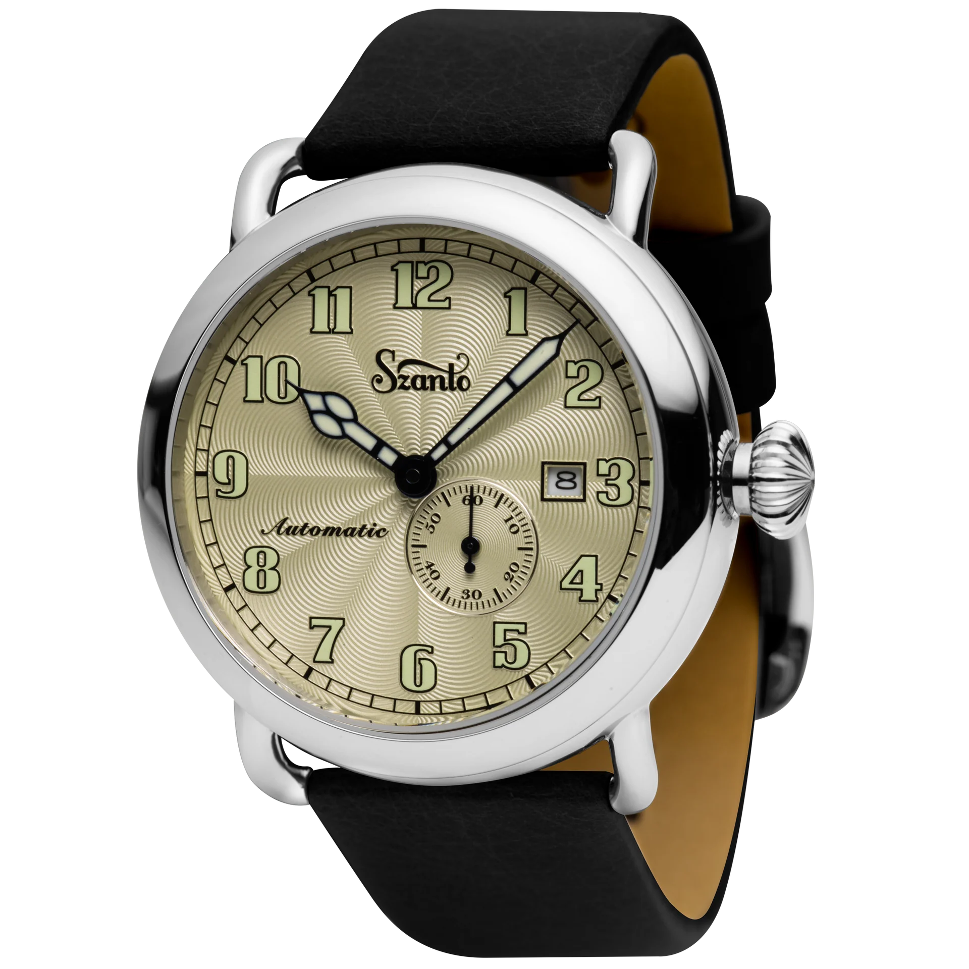 Szanto Automatic Officer Classic Round 6305 thumbnail 2