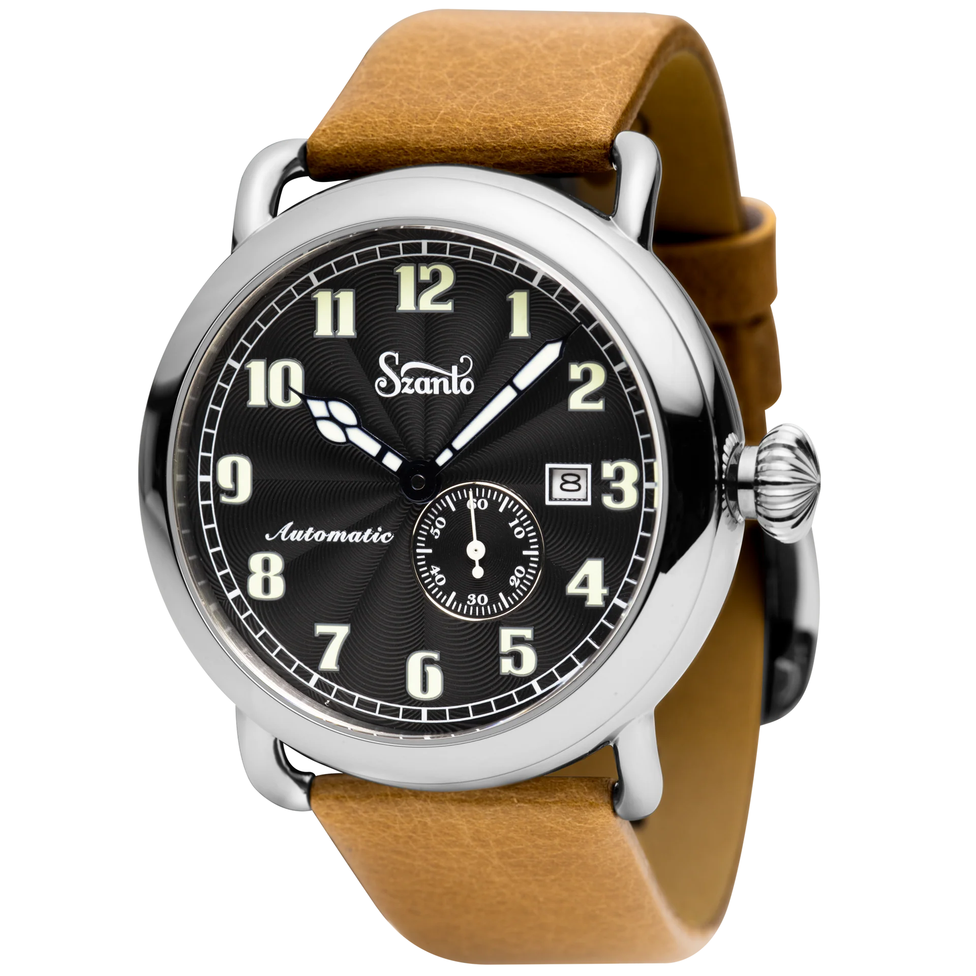 Szanto Automatic Officer Classic Round 6302 thumbnail 2
