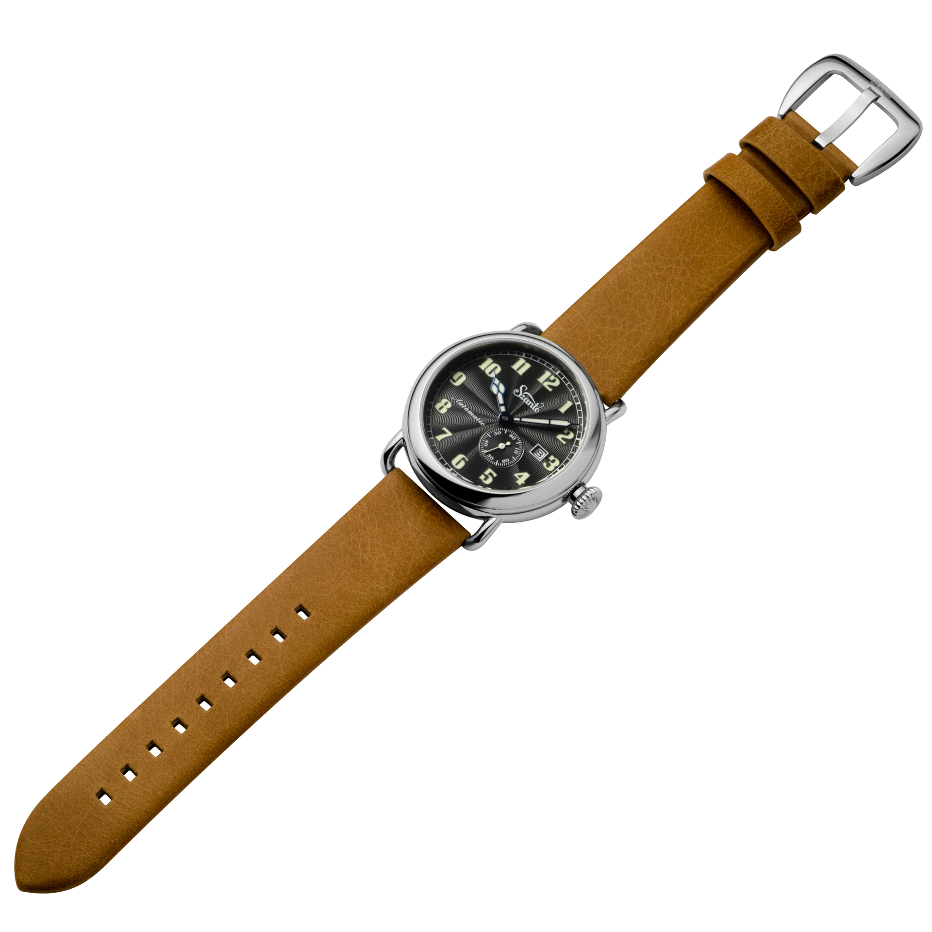 Szanto Automatic Officer Classic Round 6302 thumbnail 3