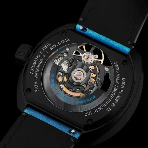 C47 Skeleton Hugo Blue Edition - Blue - 42mm - Automatic