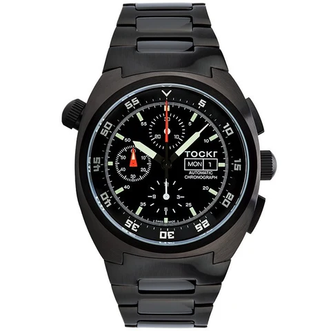 Chronograph - Black - Hix - 45mm - Automatic thumbnail 2