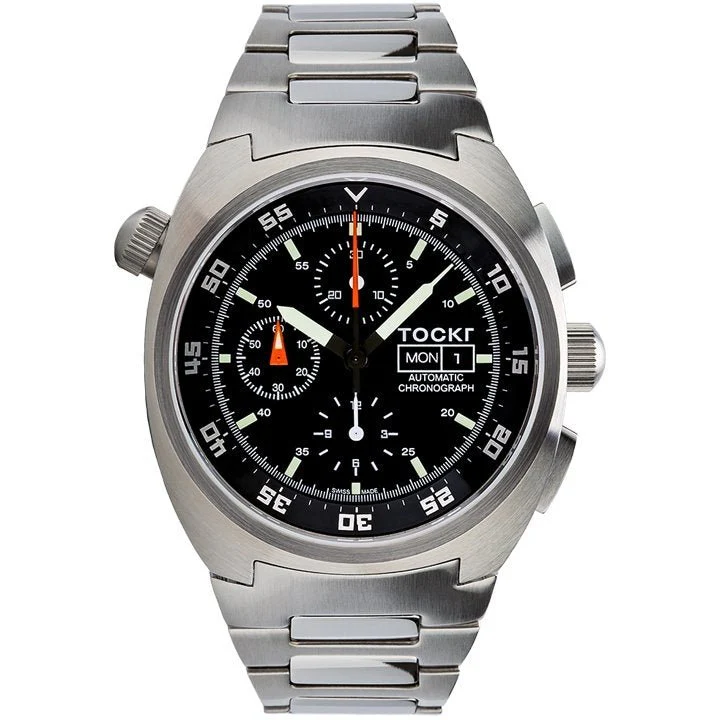 Chronograph - Black - Stainless - 45mm - Stainless thumbnail 2