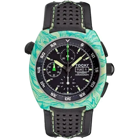 Chronograph - Hydro Dipped - Marble Lume - Leather - 45mm - Automatic