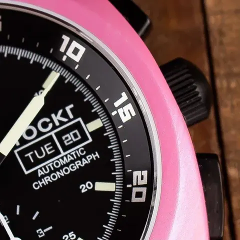 Chronograph - Hydro Dipped - Pink - Leather - 45mm - Automatic