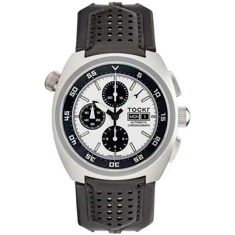 Chronograph - PVD - Panda - Hix - 45mm - Automatic thumbnail 2