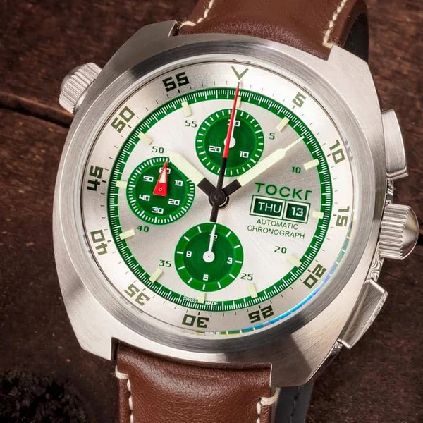 Chronograph - Silverado - Leather - 45mm - Automatic thumbnail 2