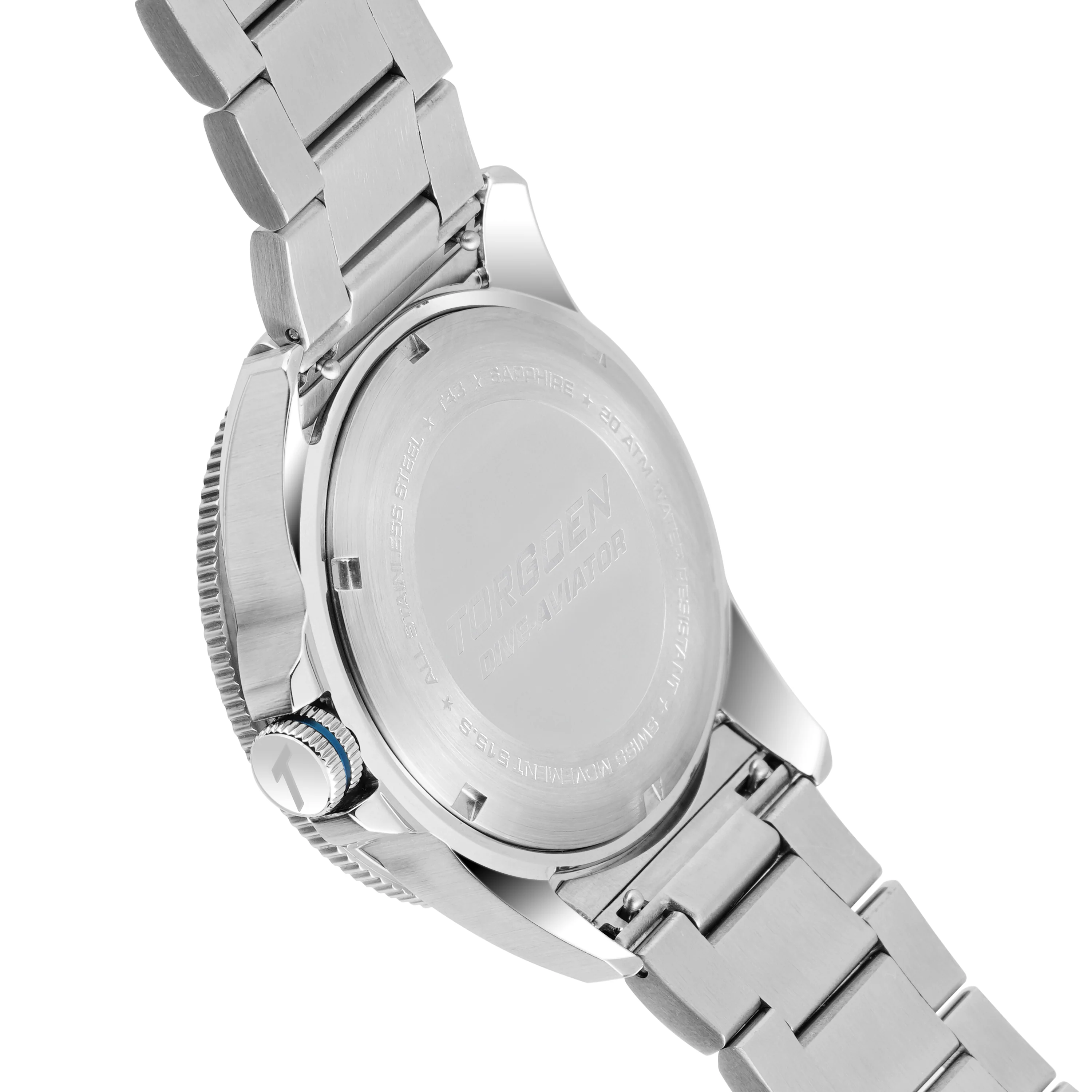 T43 Red Diver Sapphire | 44mm, Stainless Steel Bracelet thumbnail 2