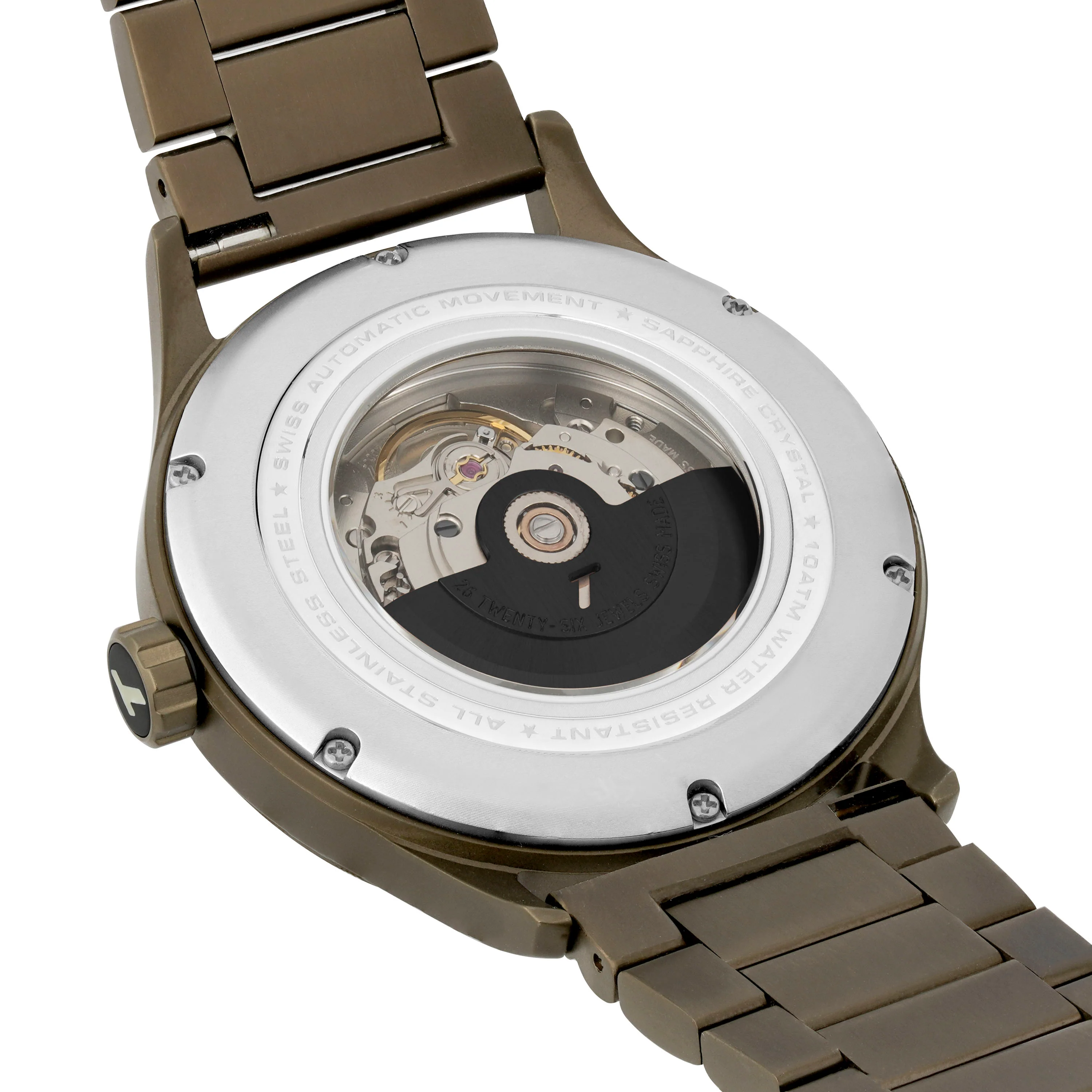 T56 Automatic | 44mm, Khaki Steel Bracelet thumbnail 2