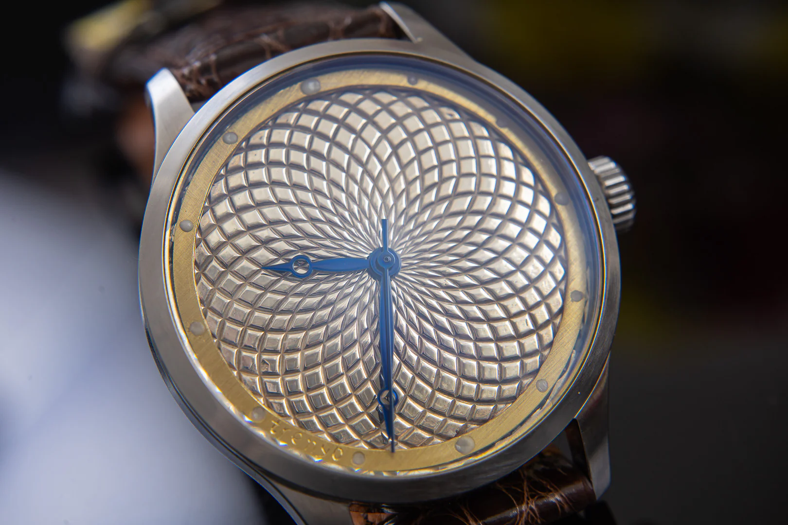 Freehand guilloche in 925 silver thumbnail 2