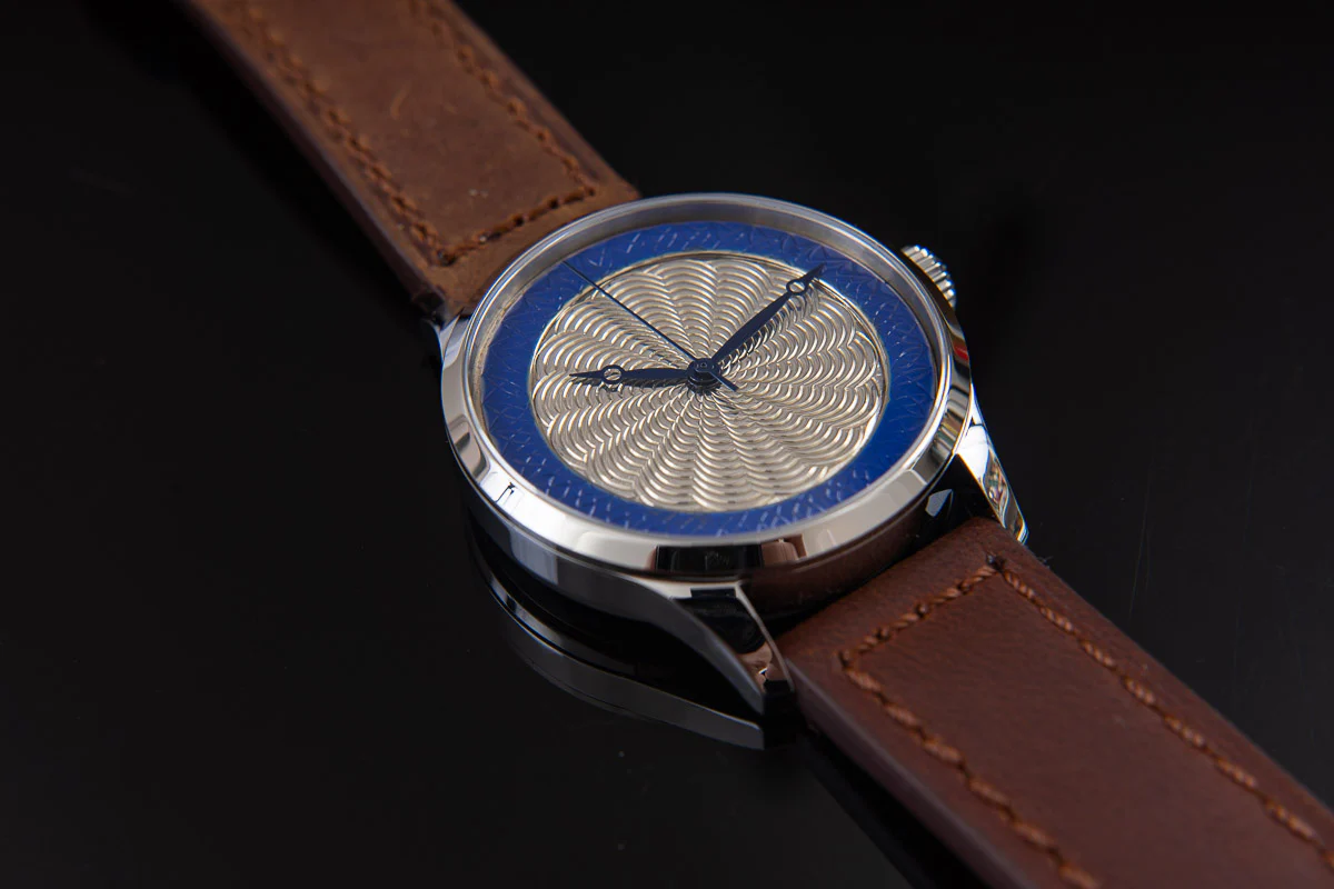trenyo Freehand Double Guilloche dial with 925 silver thumbnail 3