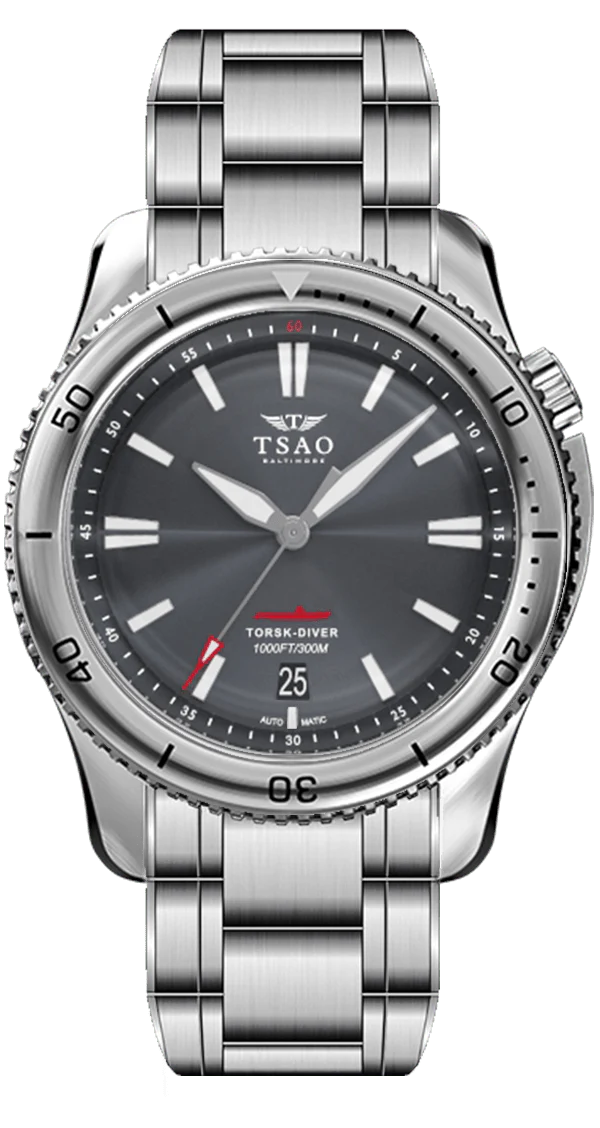 STEEL TORSK-DIVER - HARBOR GREY thumbnail 2