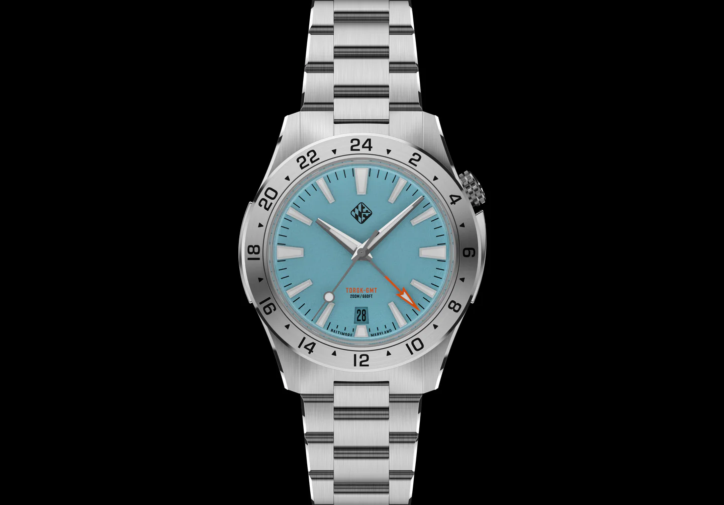 Steel Torsk GMT 39 Pastel Series - Arctic Blue thumbnail 2